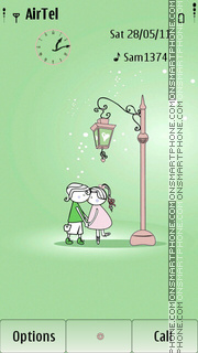 Ancient Love theme screenshot