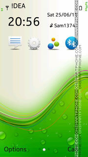 Green Vector theme screenshot