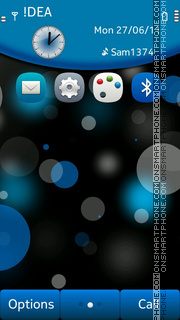 Blue Dots theme screenshot