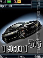 Car theme12 swf theme screenshot