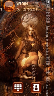Witch theme screenshot