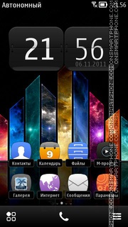 Hd Colours 01 theme screenshot