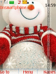 Snowman theme screenshot
