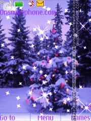 Christmas Tree theme screenshot