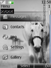 White Horse CLK theme screenshot