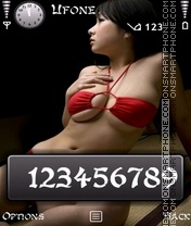 Asian Girl theme screenshot