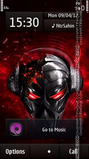 Future Robot theme screenshot