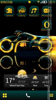Tron. Reflection theme screenshot