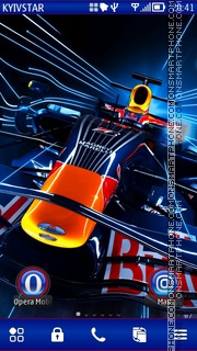 RedBull F1 theme screenshot
