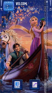 Tangled theme screenshot