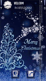 Merry Christmas theme screenshot