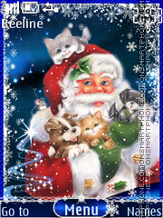 Merry Christmas theme screenshot