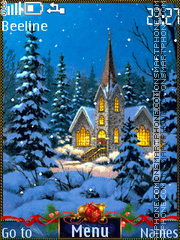 Christmas holiday theme screenshot
