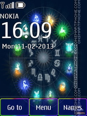 Zodiac Signs theme screenshot