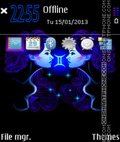 Gemini Neon theme screenshot