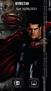 Man of Steel theme screenshot