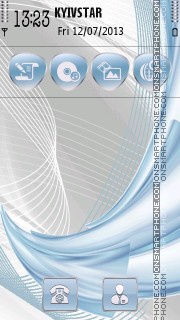 Abstract Light theme screenshot