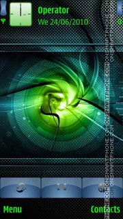 Neon Shapes theme screenshot