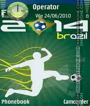 Brazil World Cup theme screenshot