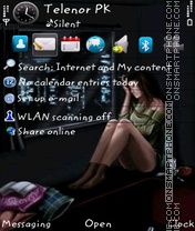 Alone Girl theme screenshot