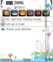 Sea theme screenshot