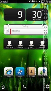 Green X theme screenshot