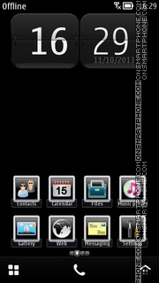 Black V6 theme screenshot