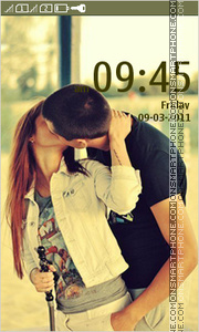 Romantic Kiss 04 theme screenshot