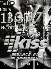 Kiss FM theme screenshot