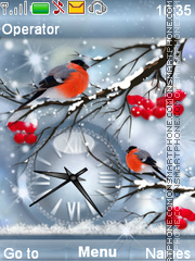 Winter theme screenshot