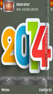 2014 Happy New Year theme screenshot