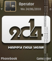 Happy 2014 New Year theme screenshot