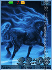 Blue Horse theme screenshot