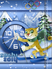 Sochi 2014 theme screenshot