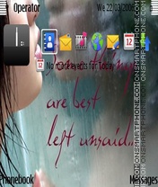 Rain for nokia E63 theme screenshot