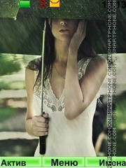 Rain theme screenshot