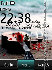Romantic Beach Bar Digital theme screenshot