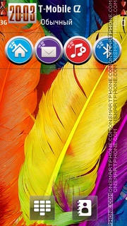 Feathers HD theme screenshot