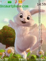 Funny bunny theme screenshot