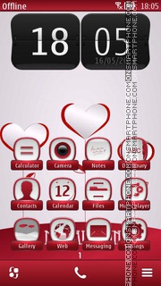 Be My Valentine 06 theme screenshot