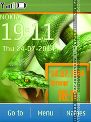 Snake theme screenshot