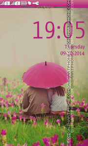 Romantic Day theme screenshot