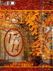 Autumn theme screenshot