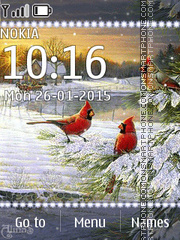 Winter Fairytale theme screenshot