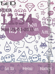 Cute Monsters theme screenshot