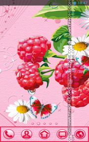 Raspberries 01 theme screenshot