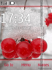 Frozen Berries theme screenshot