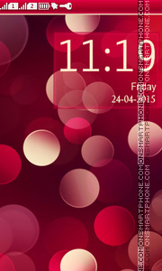 Red Circle theme screenshot