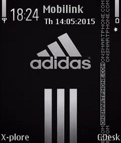 Adidas theme screenshot