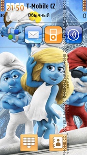 Smurfs 2 theme screenshot